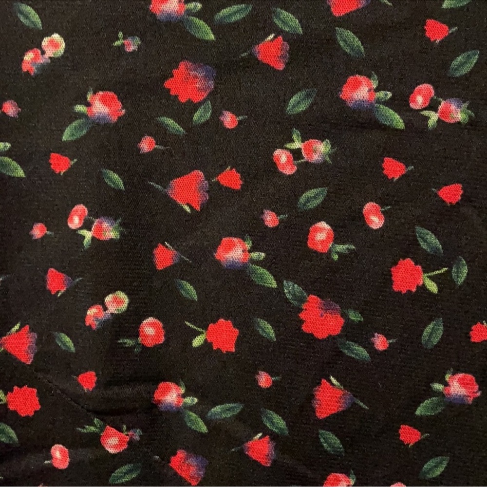 Princess Polly Floral Black Mesh Dress - Picture 7 of 8